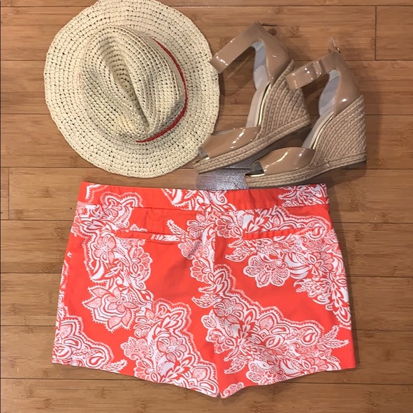 Kenar Coral Floral Paisley Shorts - Picture 4 of 5